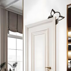 Door Corner 5 Mockup goc nghieng toan canh cua ra vao