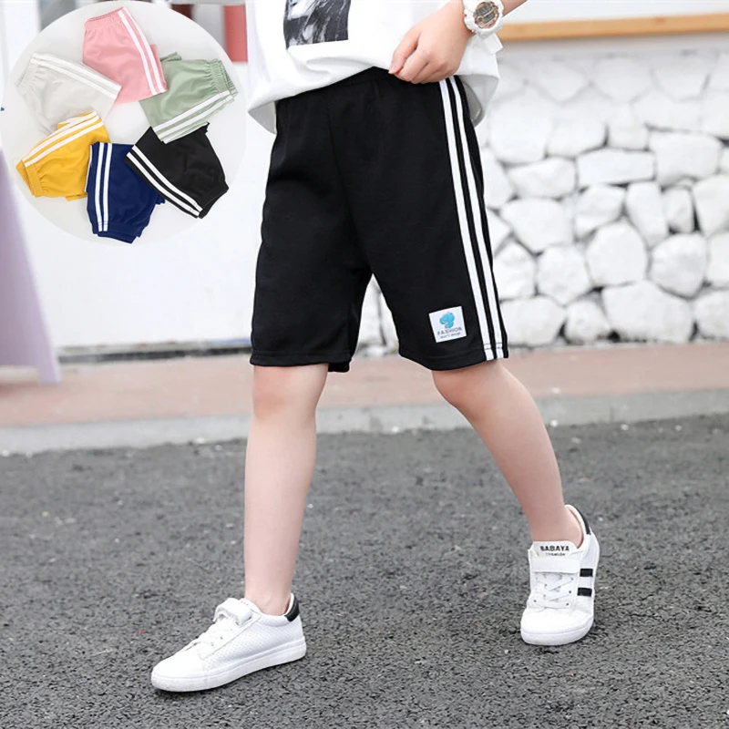 Boys Girls Summer Shorts Thin Elastic Short Pants for Kids Outfits Teenage 2T-11T Sport Shorts Toddler Children Short Trousers 2 Boys Girls Summer Shorts Thin Elastic Short Pants for Kids Outfits Teenage 2T-11T Sport Shorts Toddler Children Short Trousers - Image 2
