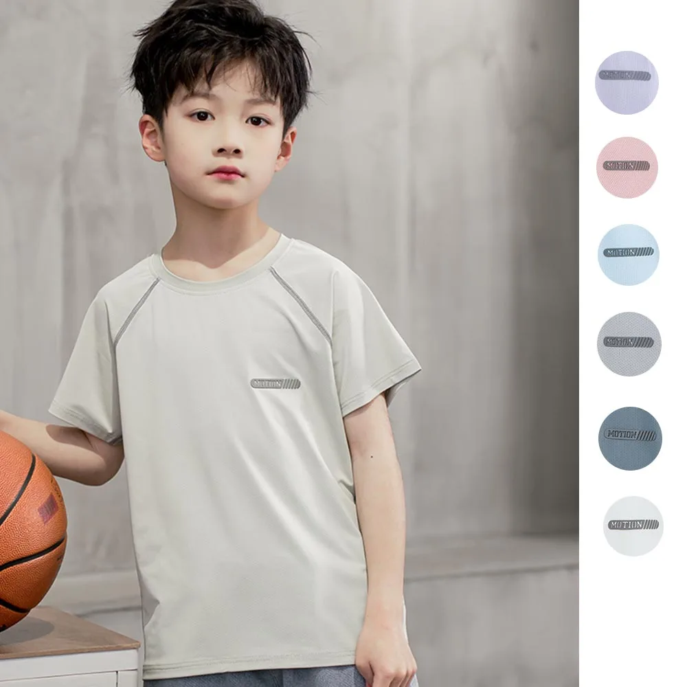 Quick Drying Sport T Shirt Kids Boys Girls Toddler 4 to 14 Years Teen Boy Clothes Short Sleeve Hollow Tops 2 Quick Drying Sport T Shirt Kids Boys Girls Toddler 4 to 14 Years Teen Boy Clothes Short Sleeve Hollow Tops - Image 2