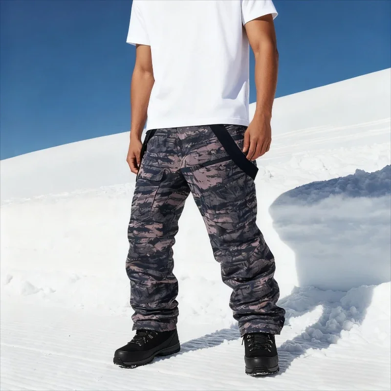 Baggy Warm Snow Pants Men Outdoor Sports Windproof Waterproof Breathable Adult Skiing Pant Loose Snowboarding Winter 2 Baggy Warm Snow Pants Men Outdoor Sports Windproof Waterproof Breathable Adult Skiing Pant Loose Snowboarding Winter - Image 2