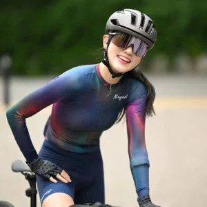 Women's Slim Cycling Clothing Road Bike Breathable Sunscreen Long-Sleeved Jacket