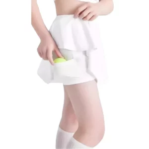 Girls Sports Skort Golf Tennis Short Skirt Breathable Yoga Pants Skirt Children's Active Wear Sportswear Quick Drying Skirt