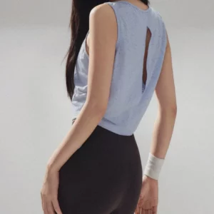 Women Summer Yoga Tops Lightweight Racerback Workout Sleeveless Shirts