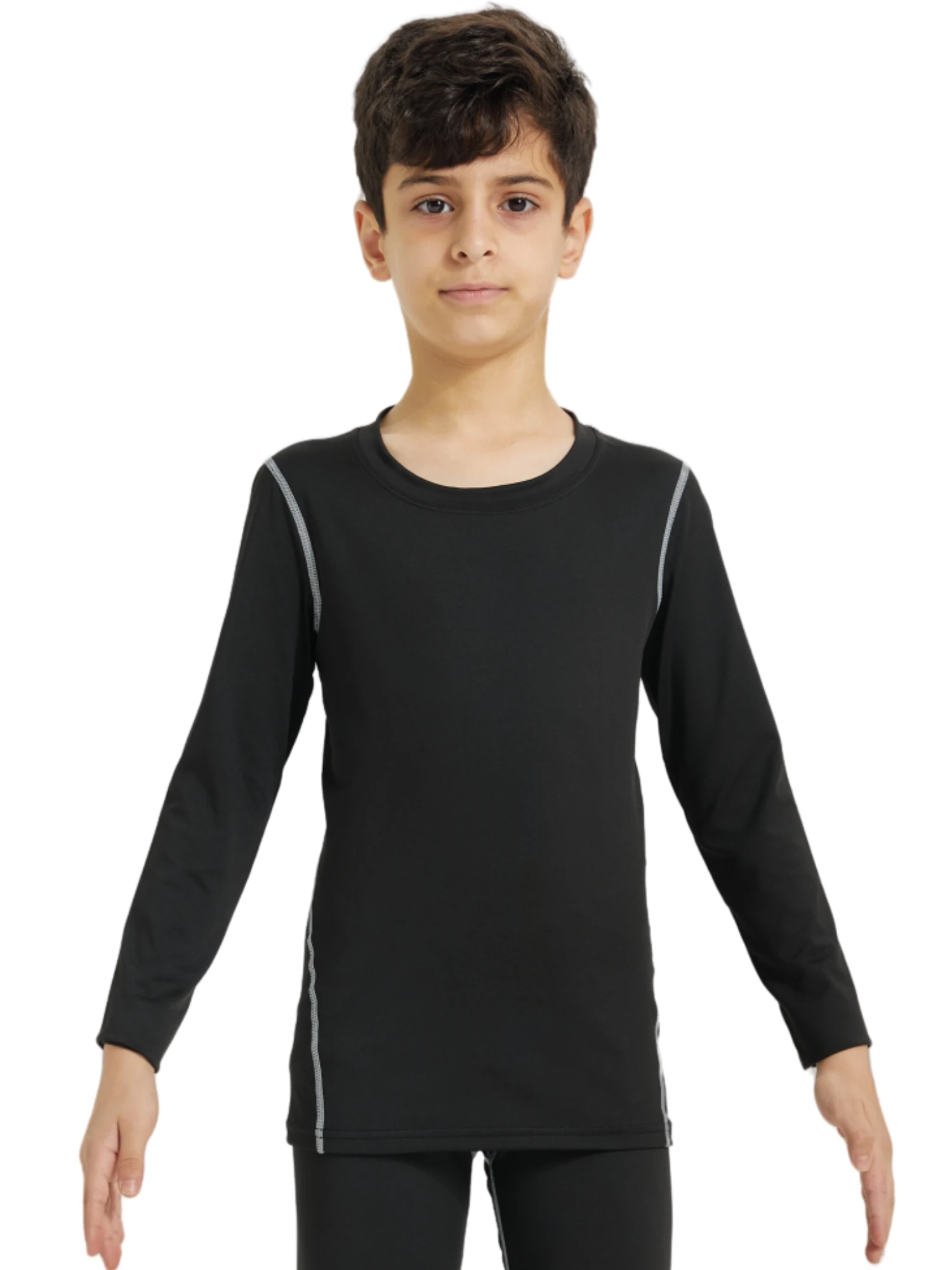 Youth Boy's Compression Shirts Athletic Quick Dry Long Sleeve Baseball Undershirts Soccer Sports Base Layer Tee Tops 1 Youth Boy's Compression Shirts Athletic Quick Dry Long Sleeve Baseball Undershirts Soccer Sports Base Layer Tee Tops