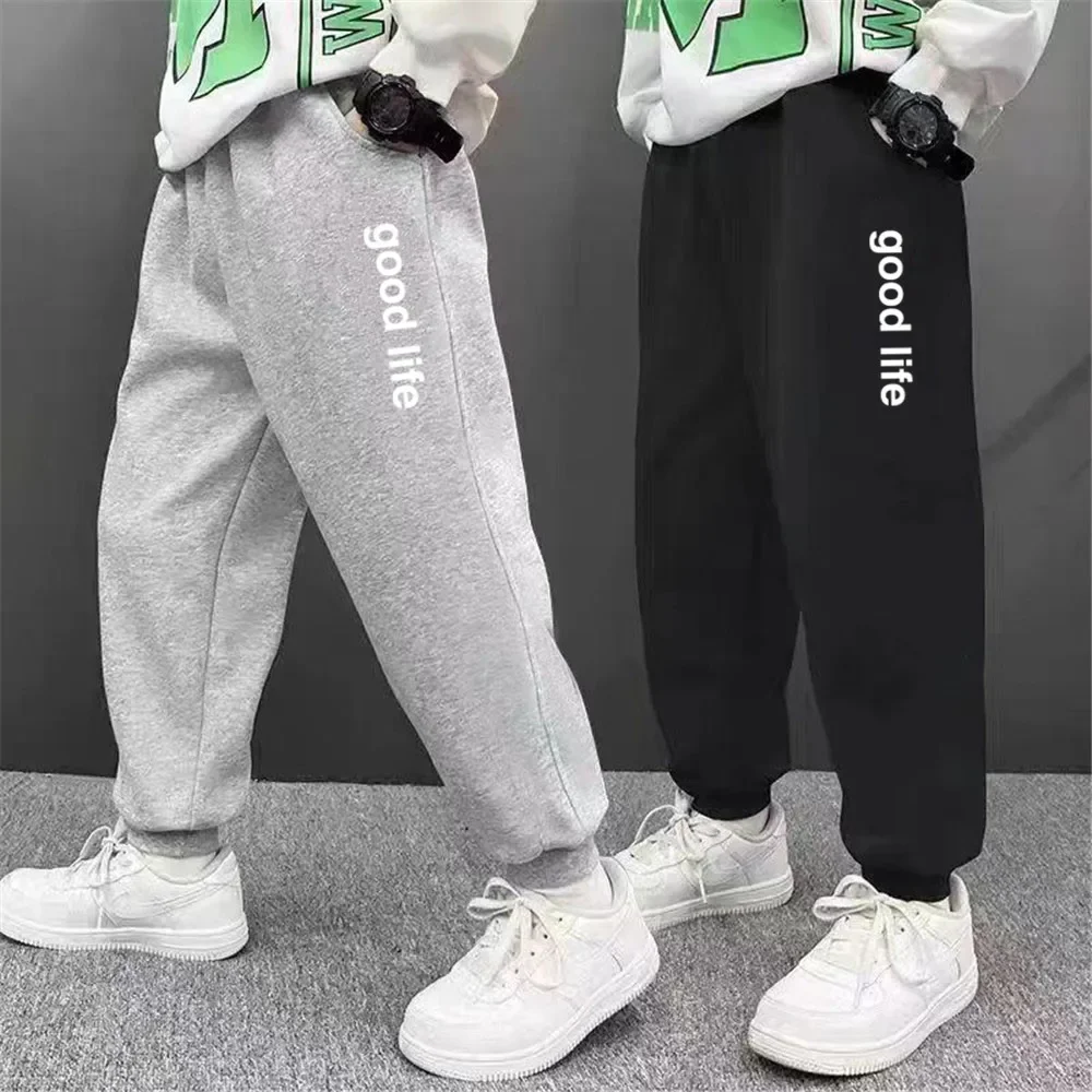 Sport Letter Printed Sweatpants for Kids Fashion Loose Long Pants Jogger Trousers 2025 Boys Casual Thin Sport Pants 4 Sport Letter Printed Sweatpants for Kids Fashion Loose Long Pants Jogger Trousers 2025 Boys Casual Thin Sport Pants - Image 4