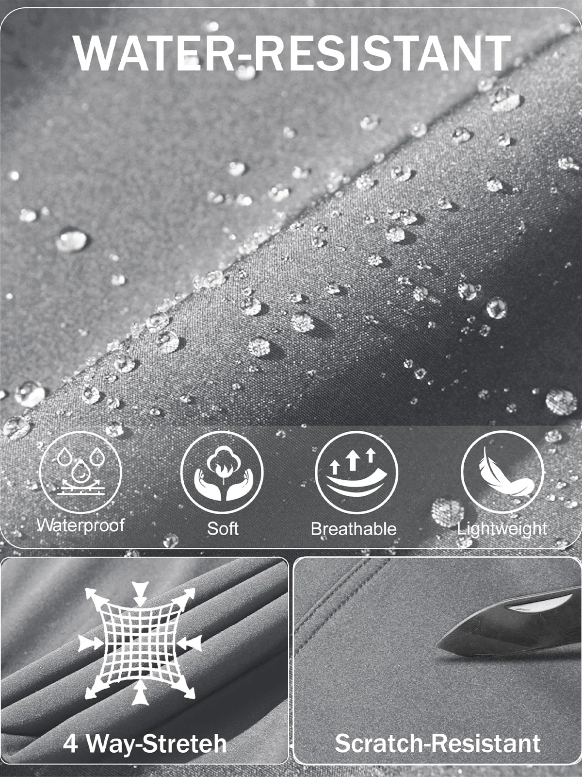 Men's Winter Thicken Fleece Hiking Pants Warm Waterproof Outdoor Ski Camping Fishing Work Trousers with Zip Pockets 6 Men's Winter Thicken Fleece Hiking Pants Warm Waterproof Outdoor Ski Camping Fishing Work Trousers with Zip Pockets - Image 6