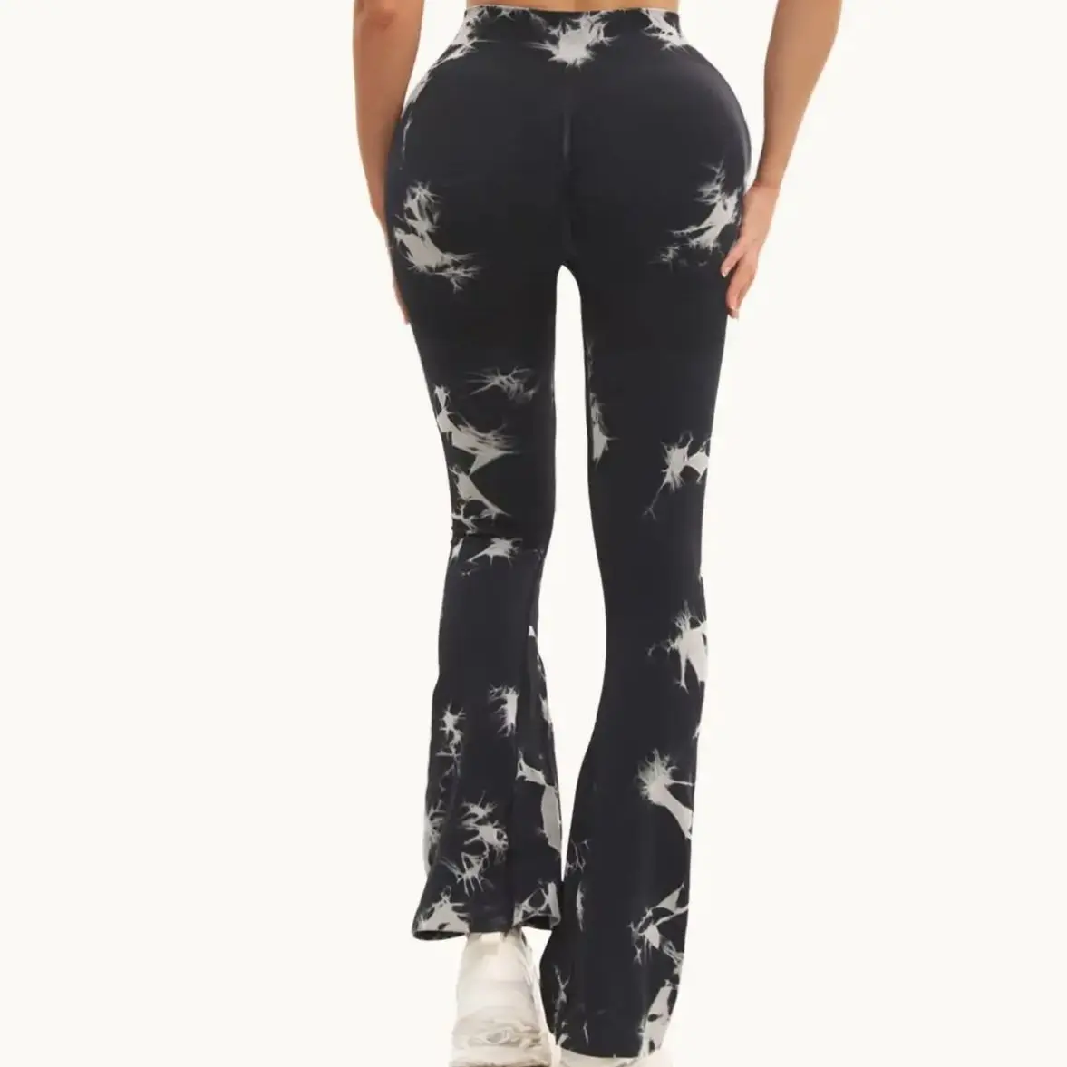 Tie-dye Women's Yoga Pants Flare Leggings High Waist Workout Wide Leg Pants Women Gym Fitness Sports Flared Pant Dance Trousers 3 Tie-dye Women's Yoga Pants Flare Leggings High Waist Workout Wide Leg Pants Women Gym Fitness Sports Flared Pant Dance Trousers - Image 3