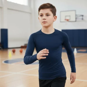 Children Boy Compression Long Sleeved T Shirt Fitness Basketball Gym Sportswear Kids Thermal Undershirts Sports Base Layer Tops