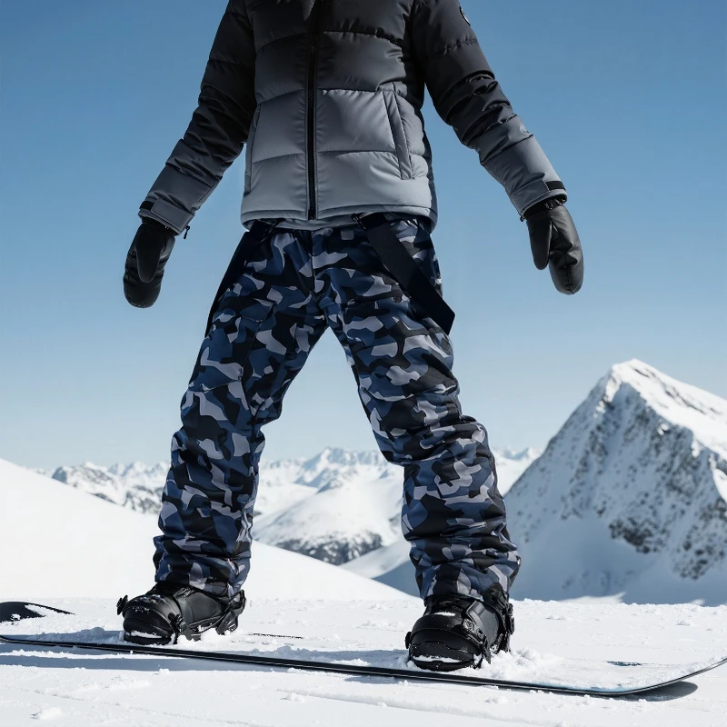 Baggy Warm Snow Pants Men Outdoor Sports Windproof Waterproof Breathable Adult Skiing Pant Loose Snowboarding Winter 3 Baggy Warm Snow Pants Men Outdoor Sports Windproof Waterproof Breathable Adult Skiing Pant Loose Snowboarding Winter - Image 3