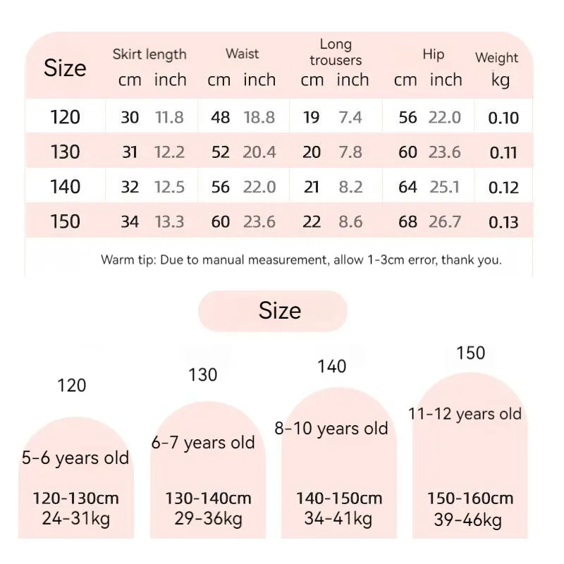 Girls Sport Skirt Children Anti-embarrassment Breathable Yoga Dance Training Running Hiking Tennis Summer Clothes for Kids 6 Girls Sport Skirt Children Anti-embarrassment Breathable Yoga Dance Training Running Hiking Tennis Summer Clothes for Kids - Image 6