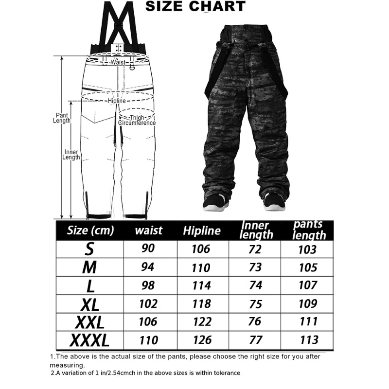 Baggy Warm Snow Pants Men Outdoor Sports Windproof Waterproof Breathable Adult Skiing Pant Loose Snowboarding Winter 6 Baggy Warm Snow Pants Men Outdoor Sports Windproof Waterproof Breathable Adult Skiing Pant Loose Snowboarding Winter - Image 6
