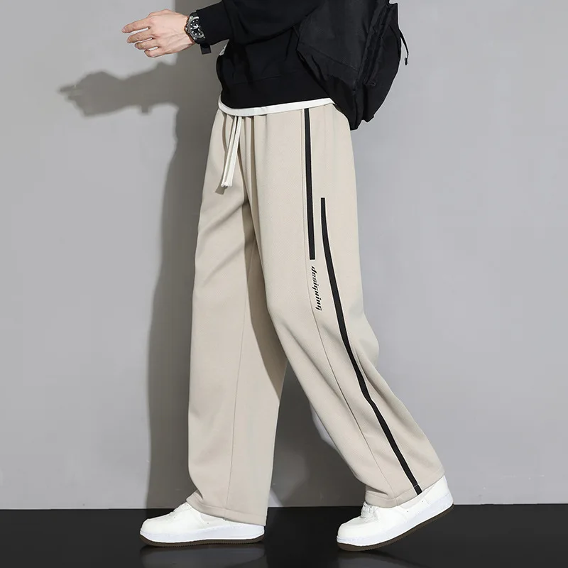 Men's Fashion Sweatpants Spring Autumn Straight-Leg Casual Long Pants Loose-Fit Sports Pants Teen Leisure Fashion Boys' Pants 3 Men's Fashion Sweatpants Spring Autumn Straight-Leg Casual Long Pants Loose-Fit Sports Pants Teen Leisure Fashion Boys' Pants - Image 3