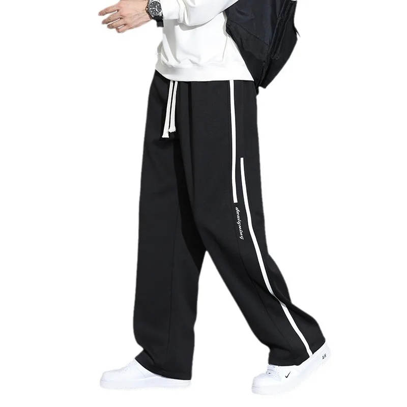 Men's Fashion Sweatpants Spring Autumn Straight-Leg Casual Long Pants Loose-Fit Sports Pants Teen Leisure Fashion Boys' Pants 4 Men's Fashion Sweatpants Spring Autumn Straight-Leg Casual Long Pants Loose-Fit Sports Pants Teen Leisure Fashion Boys' Pants - Image 4