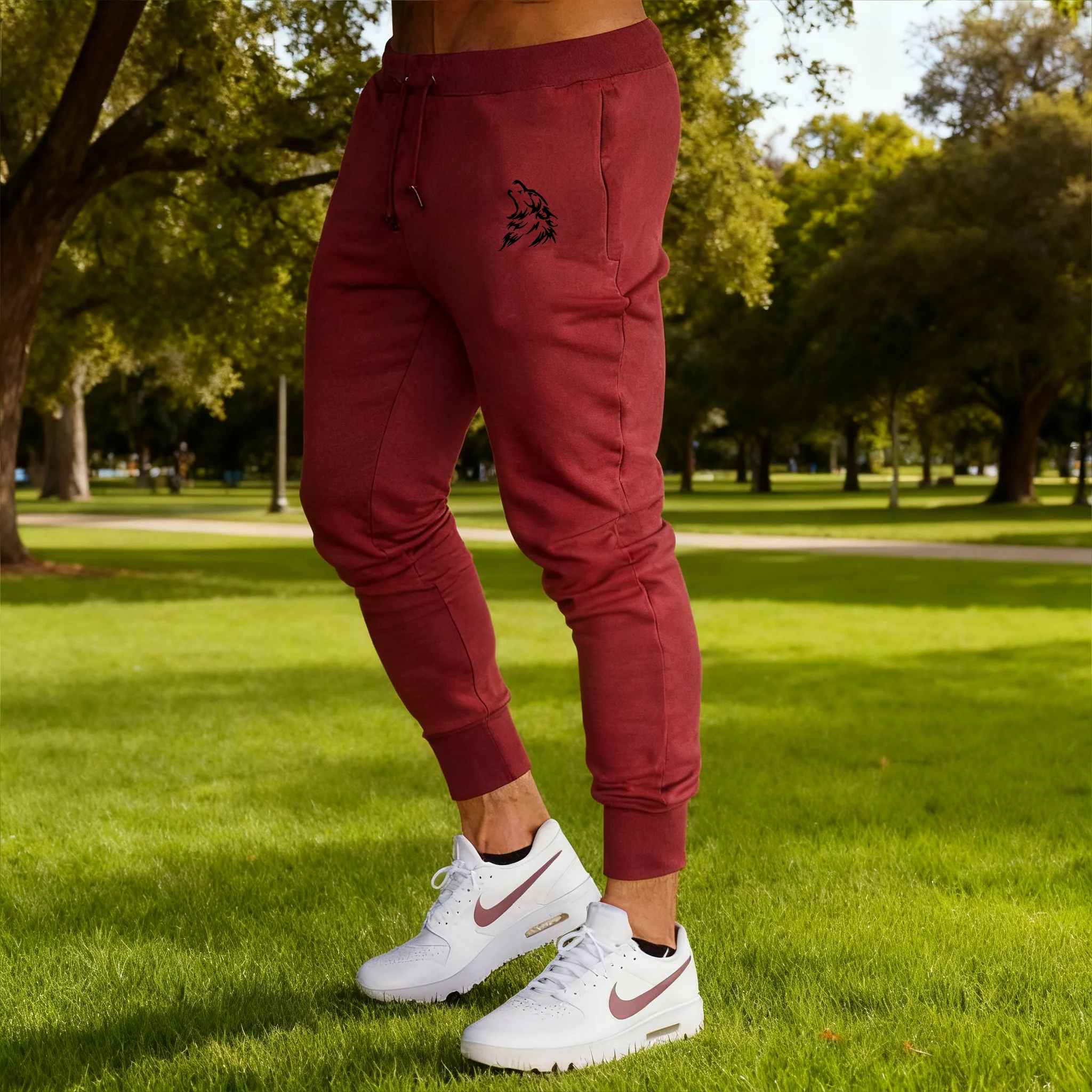 2026 New Casual Pants Men's Jogger Sweatpants Large Size Elastic Waist Sports Trousers Loose Fitness Clothes Spring Thin Section 4 2026 New Casual Pants Men's Jogger Sweatpants Large Size Elastic Waist Sports Trousers Loose Fitness Clothes Spring Thin Section - Image 4