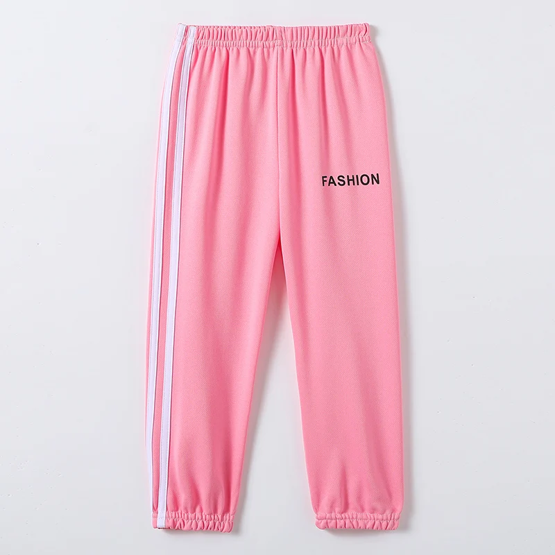 Summer And Autumn New Children's Solid Color Letter Casual Sports Sweatpants For Boys And Girls Handsome And Cute Pants 4 Summer And Autumn New Children's Solid Color Letter Casual Sports Sweatpants For Boys And Girls Handsome And Cute Pants - Image 4
