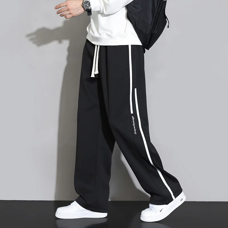 Men's Fashion Sweatpants Spring Autumn Straight-Leg Casual Long Pants Loose-Fit Sports Pants Teen Leisure Fashion Boys' Pants 1 Men's Fashion Sweatpants Spring Autumn Straight-Leg Casual Long Pants Loose-Fit Sports Pants Teen Leisure Fashion Boys' Pants