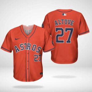 Astros Jose Altuve Orange Alternate Player Jersey Gift Ideas For Baseball Players