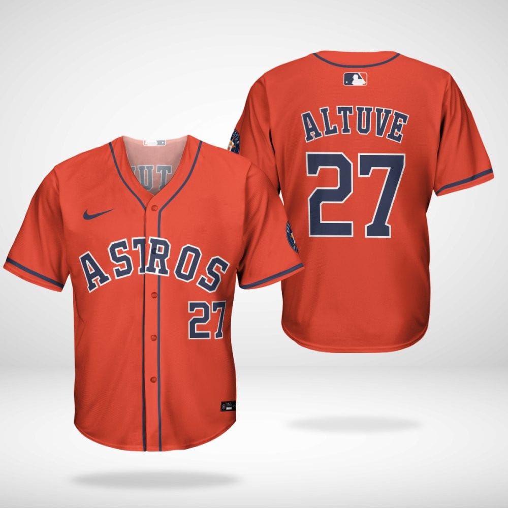 Astros Jose Altuve Orange Alternate Player Jersey Gift Ideas For Baseball Players 1 Astros Jose Altuve Orange Alternate Player Jersey Gift Ideas For Baseball Players