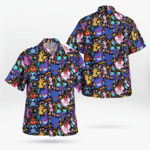 Tropical Ghost Pokemon Hawaiian Shirt