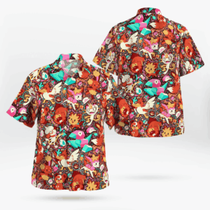 Normal System Pokemon Hawaiian Shirt