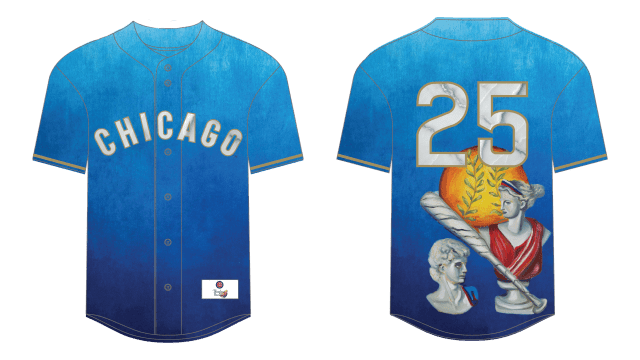 Chicago Cubs Greek Heritage 2025 Baseball Jersey 1 Chicago Cubs Greek Heritage 2025 Baseball Jersey