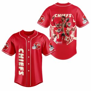 Kansas City Chiefs Super Bowl LVII Champions Baseball Jersey