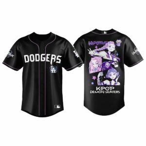 Los Angeles Dodgers x KPop Demon Hunters Baseball Jersey