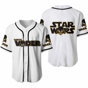 Darth Vader Star Wars Characters Baseball Jersey