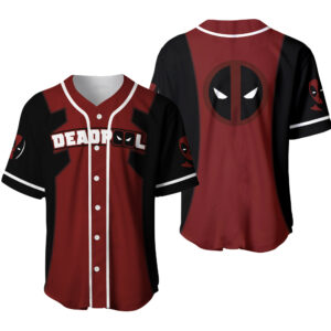 Deadpool Marvel Baseball Jersey, Sport Fashion Jersey