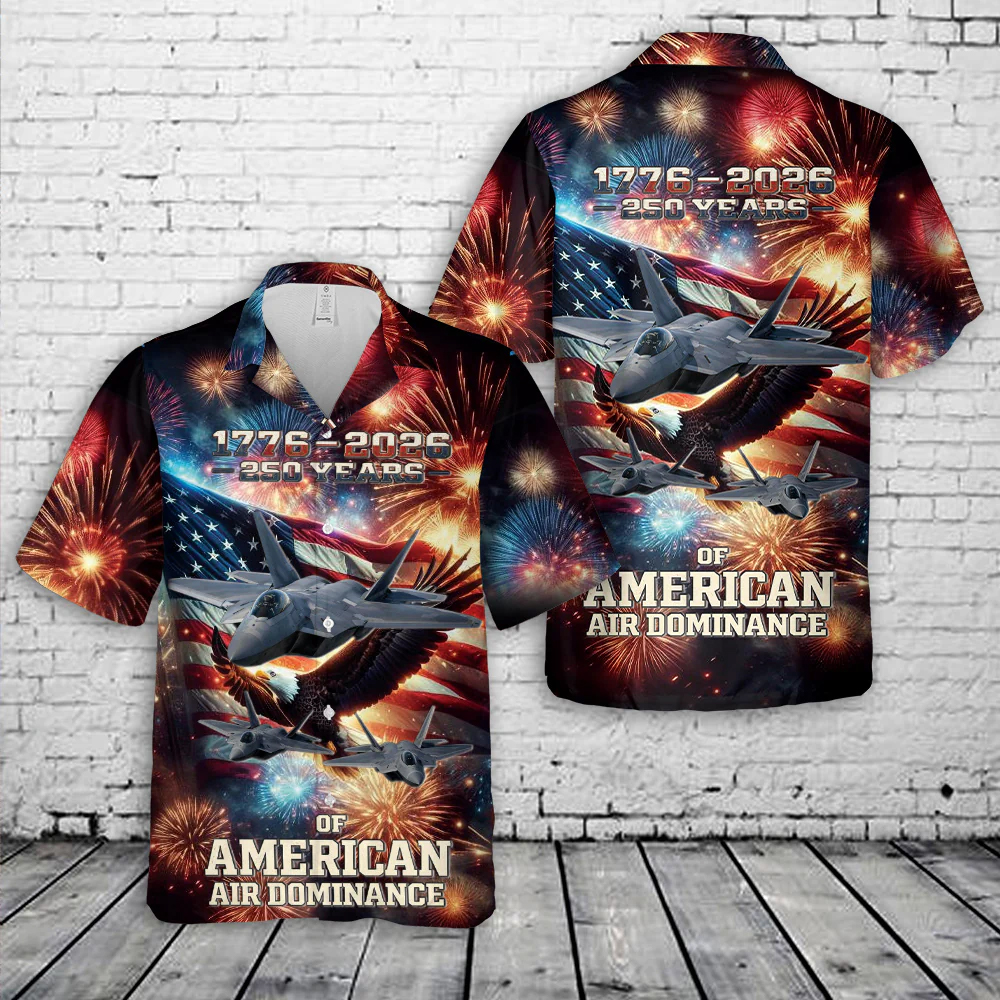 1776-2026 250th Years of American Air Dominance Hawaiian Shirt 1 1776-2026 250th Years of American Air Dominance Hawaiian Shirt