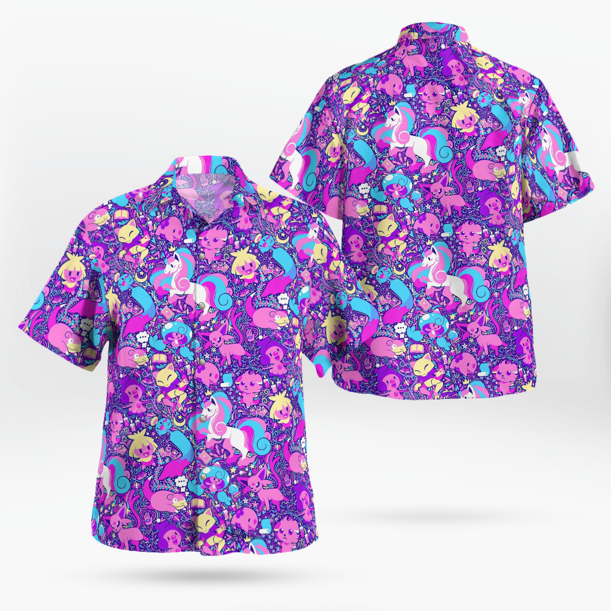 Psychic Pokemon Hawaiian Shirt 1 Psychic Pokemon Hawaiian Shirt