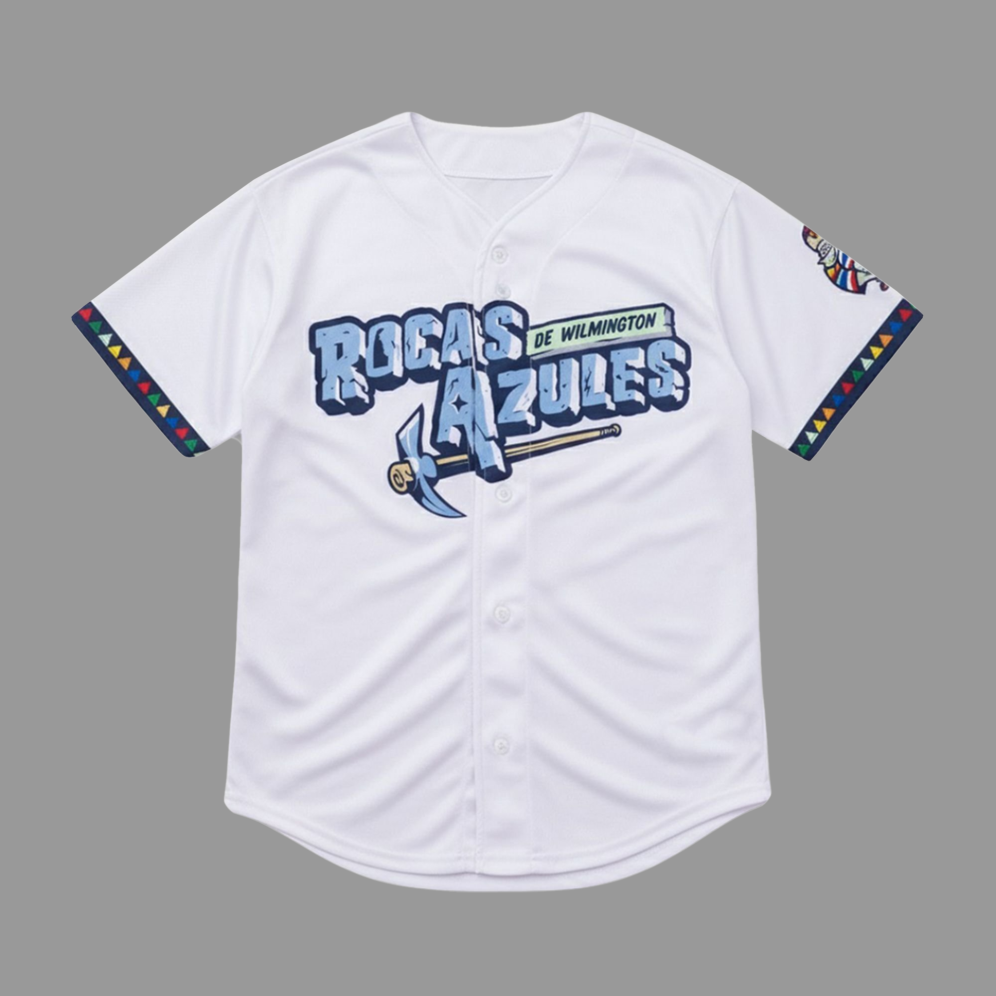 2025 Blue Rocks Rocas Azules de Wilmington Baseball Jersey 1 2025 Blue Rocks Rocas Azules de Wilmington Baseball Jersey