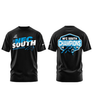2025 Carolina Panthers NFC South Division Champions Shirt