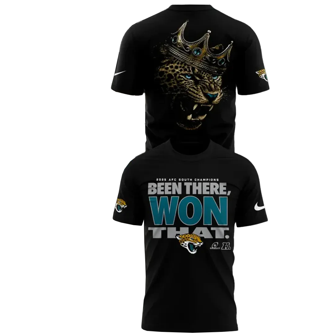 2025 Jacksonville Jaguars AFC South Division Champions Been There Won That Shirt 1 2025 Jacksonville Jaguars AFC South Division Champions Been There Won That Shirt