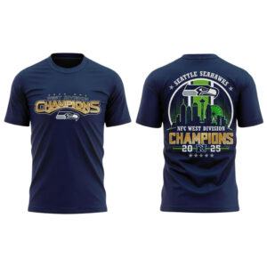2025 Seahawks NFC West Division Champions Shirt