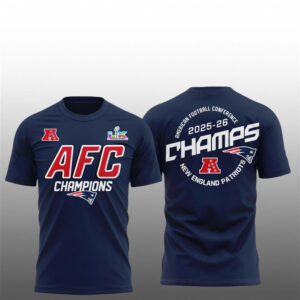 2026 New England Patriots AFC Champions Shirt