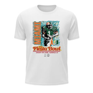 2026 Vrbo Fiesta Bowl Miami Hurricanes CFP Semifinal T-Shirt
