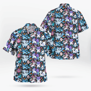 Tropical Ice Pokemon Hawaiian Shirt