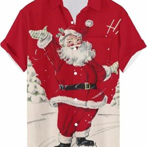 2025 Christmas Jolly Santa Holiday Hawaiian Shirt