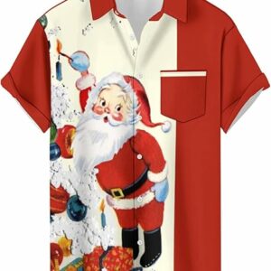 2025 Christmas Happy Santa Vacation Hawaiian Shirt