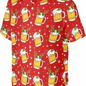 2025 Christmas Beer Celebration Holiday Hawaiian Shirt