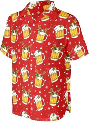 2025 Christmas Beer Celebration Holiday Hawaiian Shirt