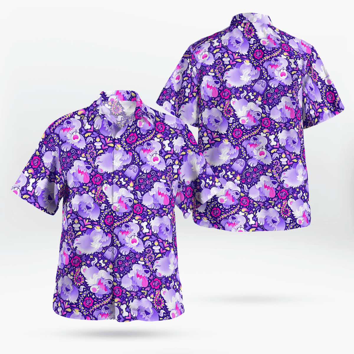 Greavard Pokemon Hawaiian Shirt 1 Greavard Pokemon Hawaiian Shirt