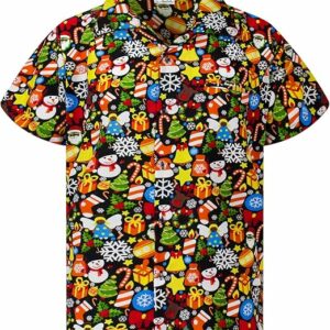 2025 Christmas Classic Festive Pattern Hawaiian Shirt