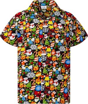 2025 Christmas Classic Festive Pattern Hawaiian Shirt