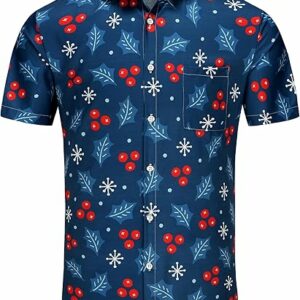 2025 Christmas Minimalist Christmas Design Hawaiian Shirt