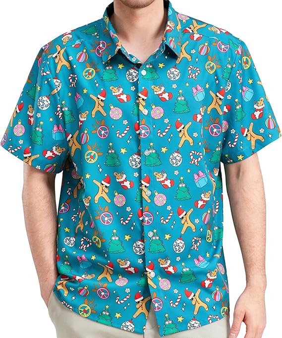 2025 Christmas Merry Gingerbread Man Hawaiian Shirt 1 2025 Christmas Merry Gingerbread Man Hawaiian Shirt
