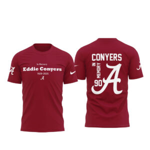 Alabama Crimson Tide Eddie Conyers Thank You For The Memories 1928-2026 Shirt