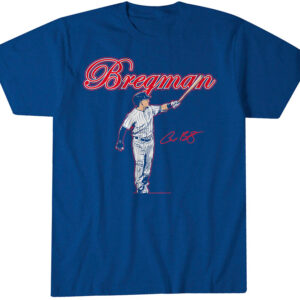 Alex Bregman Chicago Slugger Swing T-Shirt