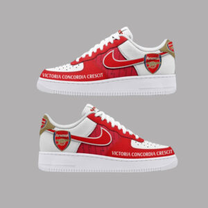 Arsenal Soccer Team Victoria Concordia Crescit 2026 Air Force 1 Shoes Sneakers